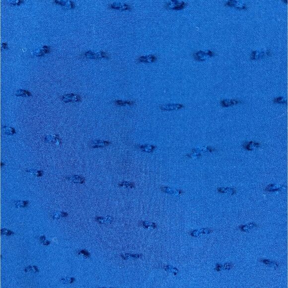 Anthropologie Maeve navy blue swiss dot blouse 4 - Picture 4 of 10